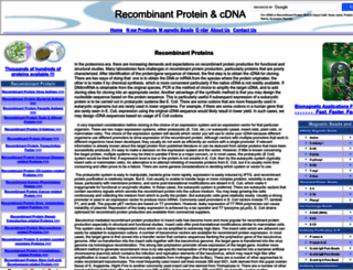 recombinant-protein-dna.org screenshot