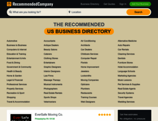 recommendedcompany.com screenshot