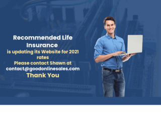 recommendedlifeinsurance.com screenshot