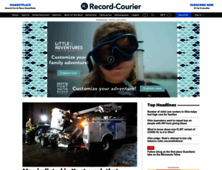 record-courier.com screenshot