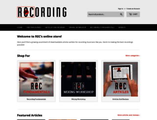 recording-magazine.myshopify.com screenshot