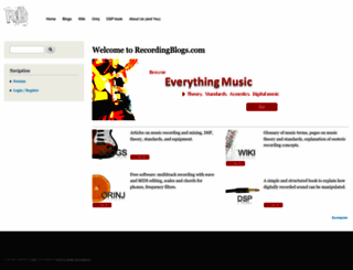 recordingblogs.com screenshot