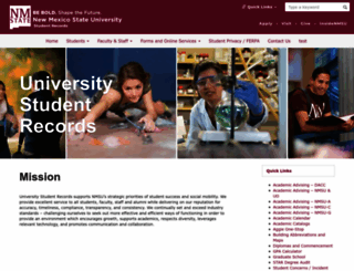 records.nmsu.edu screenshot