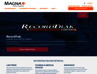 recordtrak.com screenshot