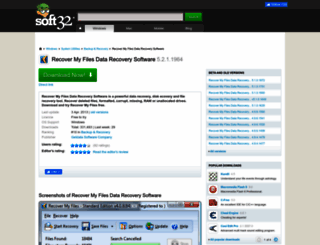 recover-my-files-data-recovery-software.soft32.com screenshot