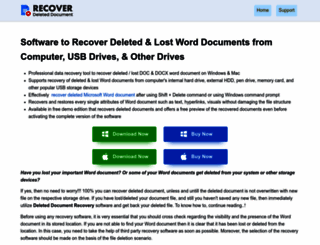 recoverdeleteddocument.com screenshot