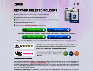 recoverdeletedfolders.com screenshot
