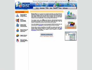 recoverdisc.com screenshot