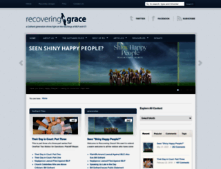 recoveringgrace.org screenshot