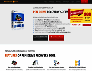 recoverpendrive.com screenshot