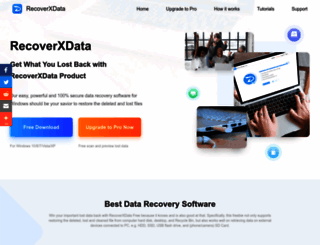 recoverxdata.com screenshot