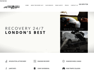 recovery-247.co.uk screenshot