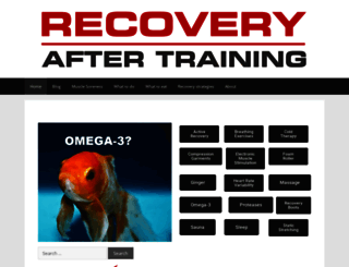 recoveryaftertraining.net screenshot