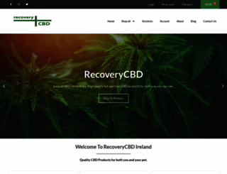 recoverycbd.ie screenshot