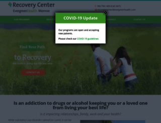 recoverycentermonroe.com screenshot