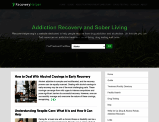 recoveryhelper.org screenshot