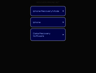 recoveryiphone.net screenshot