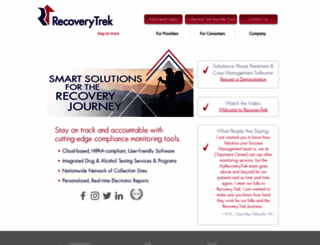 recoverytrek.com screenshot
