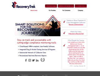 recoverytrek.info screenshot