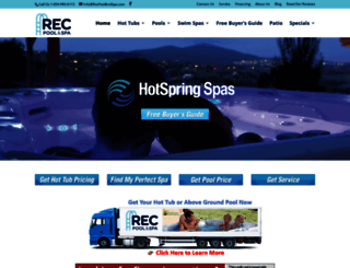 recpoolandspa.com screenshot
