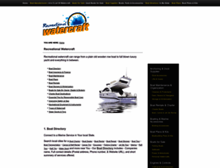 recreationalwatercraft.com screenshot