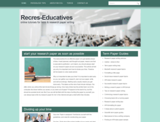 recres-educatives.com screenshot