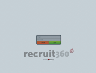 recruit360.donorlogix.com screenshot