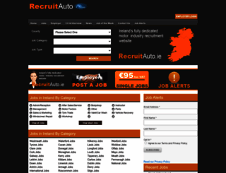 recruitauto.ie screenshot