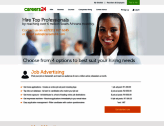 recruiter.careers24.com screenshot