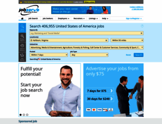 recruiter.jobserve.com screenshot