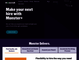 recruiter.monster.ca screenshot