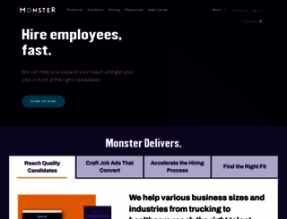 recruiter.monster.com screenshot