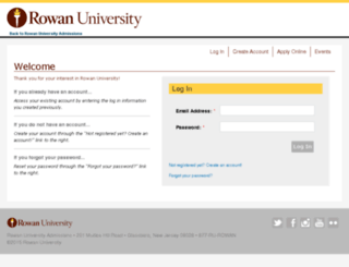 recruiter.rowan.edu screenshot