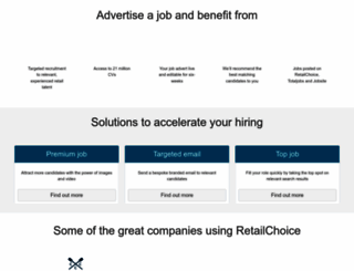 recruiters.retailchoice.com screenshot