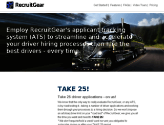 recruitgear.com screenshot