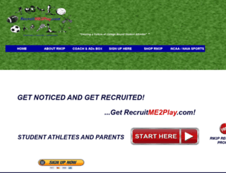 recruitme2play.com screenshot