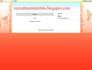 recruitmentalert4u.blogspot.in screenshot