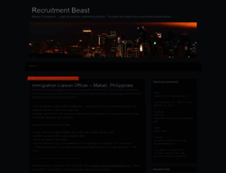 recruitmentbeast.wordpress.com screenshot