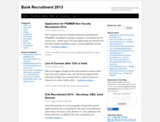 recruitmentresults.in screenshot