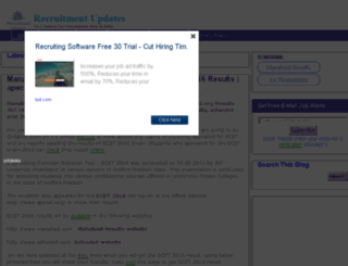 recruitmentupdates.com screenshot