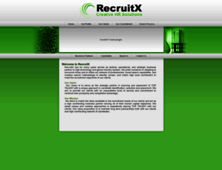 recruitx.net screenshot