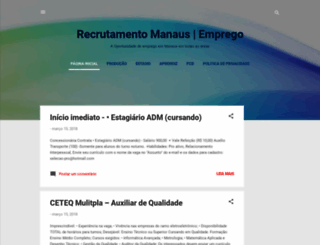 recrutamentomanaus.blogspot.com.br screenshot