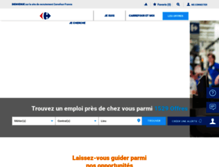 recrute.carrefour.fr screenshot