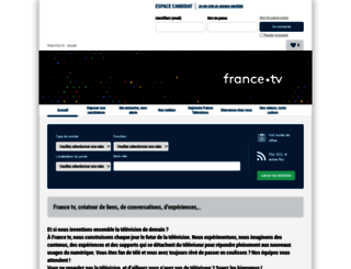 recrutement.francetelevisions.fr screenshot