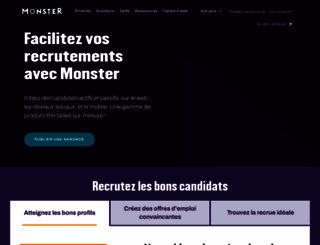 recruteur.monster.fr screenshot