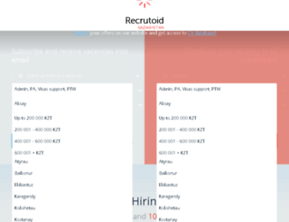 recrutoid.kz screenshot