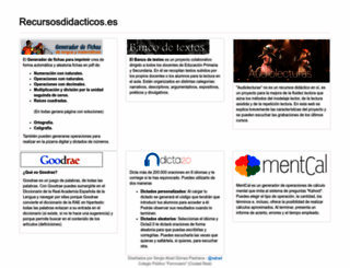 recursosdidacticos.es screenshot