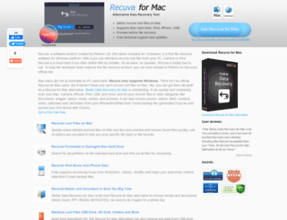 recuvaformac.com screenshot
