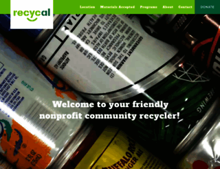 recycal.org screenshot