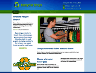 recycle-shops.co.uk screenshot